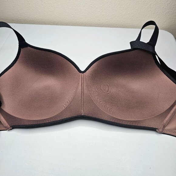 Wacoal 40D Black Back Appeal Wirefree Contour Bra Lightly Lined Smoothing 856303 - Picture 5 of 6